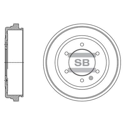 Tambor de freno Hi-Q SD4508