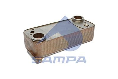 Radiador de aceite, aceite de motor SAMPA 043.128