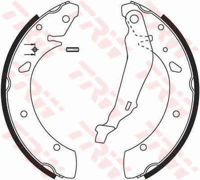 Juego de zapatas de frenos TRW GS8640