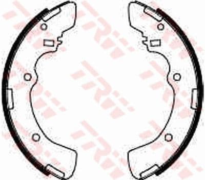 Juego de zapatas de frenos TRW GS8516
