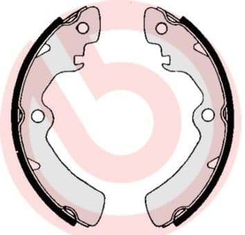 Juego de zapatas de frenos BREMBO S 79 503