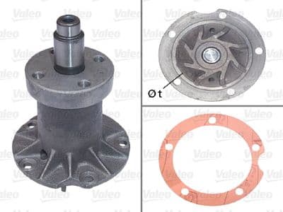 Bomba de agua, refrigeración del motor VALEO 506097