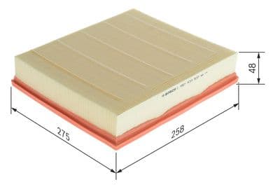Filtro de aire BOSCH 1 457 433 537