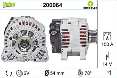 Alternador VALEO 200064