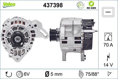 Alternador VALEO 437398