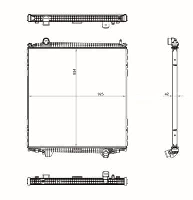 Radiador, refrigeración del motor MAHLE CR 2390 000S