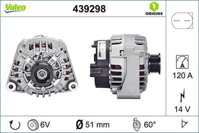 Alternador VALEO 439298