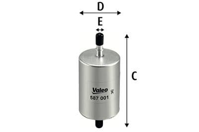 Filtro combustible VALEO 587001
