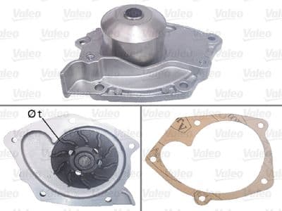 Bomba de agua, refrigeración del motor VALEO 506698