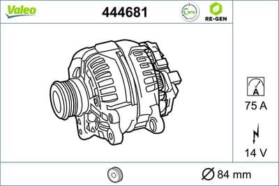 Alternador VALEO 444681