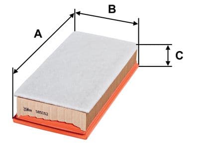 Filtro de aire VALEO 585052
