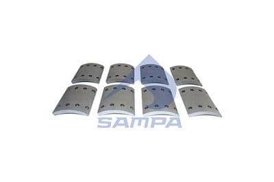 Juego de balatas de freno, freno de tambor SAMPA 096.635C