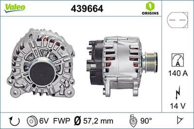 Alternador VALEO 439664