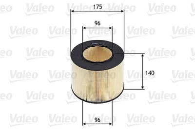 Filtro de aire VALEO 585683