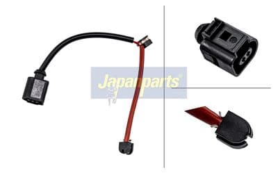 Contacto de aviso, desgaste de balatas de frenos JAPANPARTS BPW-021