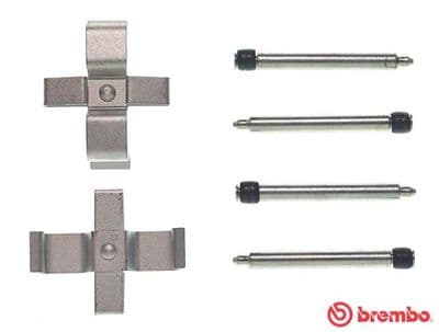 Juego de accesorios, balatas de frenos BREMBO A 02 270