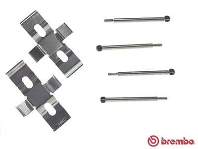 Juego de accesorios, balatas de frenos BREMBO A 02 273