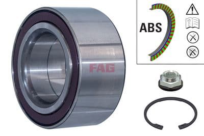 Juego de balero de rueda Schaeffler FAG 713 6204 20