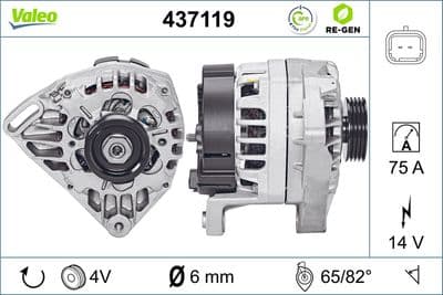 Alternador VALEO 437119