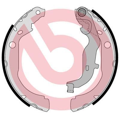 Juego de zapatas de frenos BREMBO S 68 549