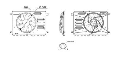 Ventilador, refrigeración del motor MAHLE CFF 731 000S
