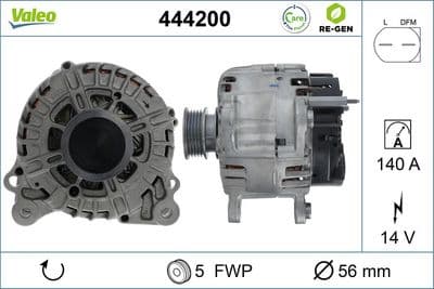 Alternador VALEO 444200