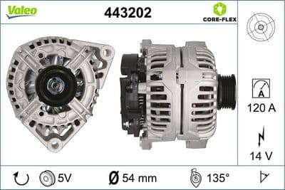 Alternador VALEO 443202