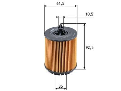 Filtro de aceite VALEO 586563