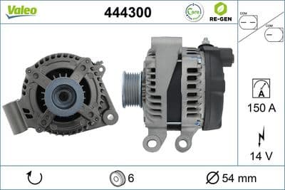 Alternador VALEO 444300