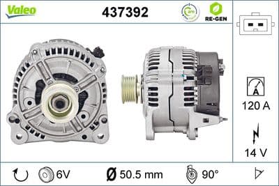 Alternador VALEO 437392