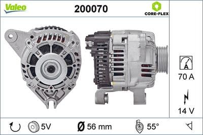 Alternador VALEO 200070