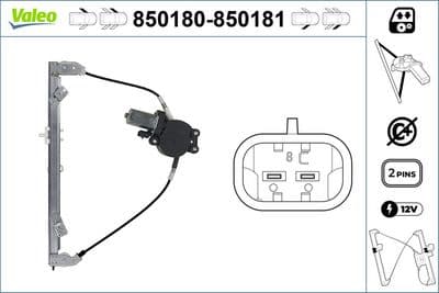 Elevador para ventanas VALEO 850180