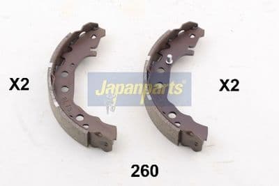 Juego de zapatas de frenos JAPANPARTS GF-260AF