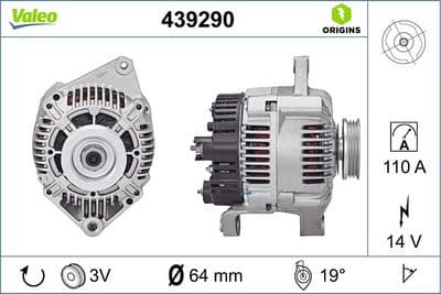Alternador VALEO 439290
