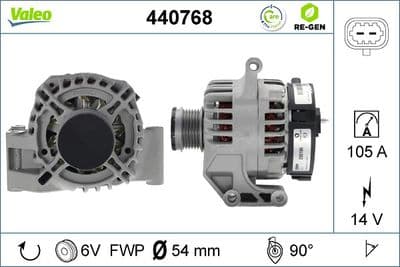Alternador VALEO 440768