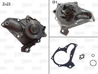 Bomba de agua, refrigeración del motor VALEO 506624