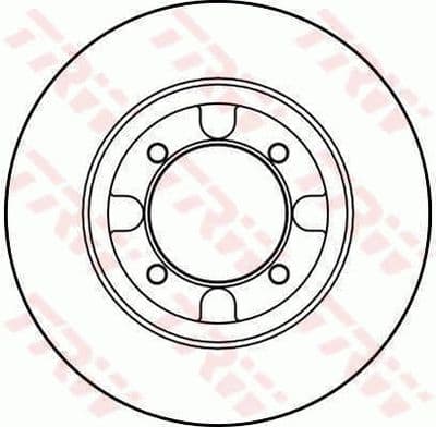 Disco de freno TRW DF2026