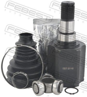 Juego de articulación, eje de transmisión FEBEST 3011-P01
