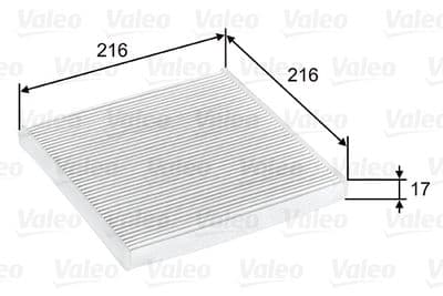 Filtro, aire del interior VALEO 698796