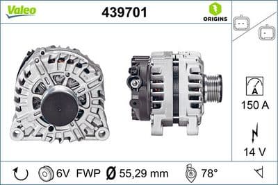 Alternador VALEO 439701