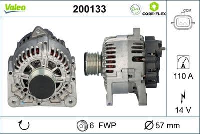 Alternador VALEO 200133