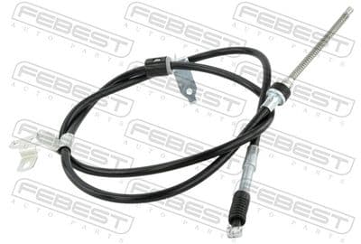 Cable de accionamiento, freno de estacionamiento FEBEST 01100-ZZE120LH