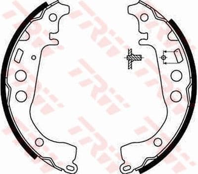 Juego de zapatas de frenos TRW GS8673