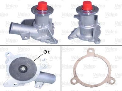Bomba de agua, refrigeración del motor VALEO 506169