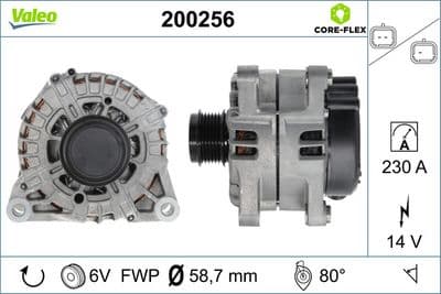 Alternador VALEO 200256