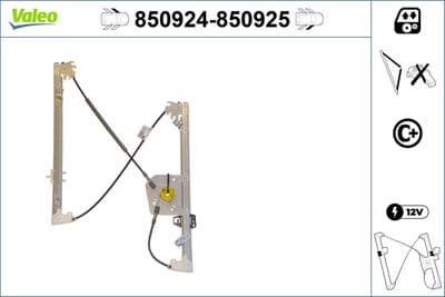 Elevador para ventanas VALEO 850925