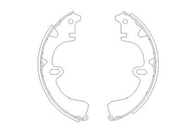 Juego de zapatas de frenos Kavo Parts KBS-9918