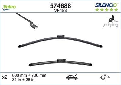 Limpiaparabrisas VALEO 574688