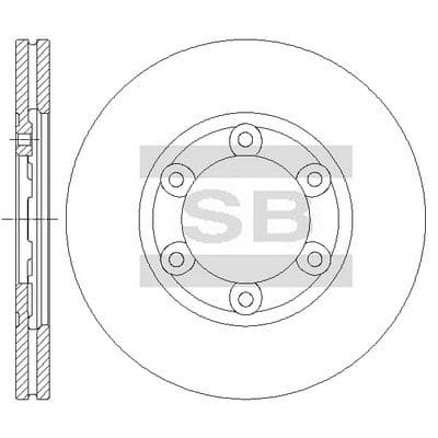 Disco de freno Hi-Q SD2050