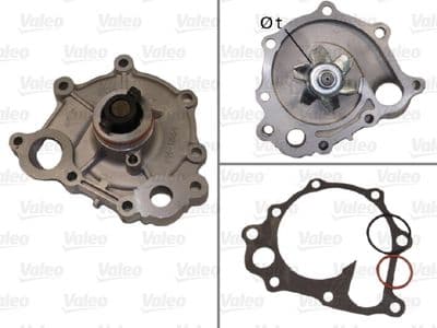 Bomba de agua, refrigeración del motor VALEO 506627